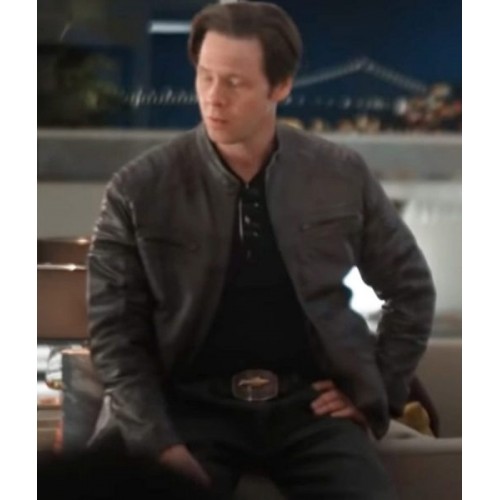 The Afterparty Ike Barinholtz Leather Jacket